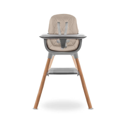 High Chair 2-in-1 - Grey/Beige