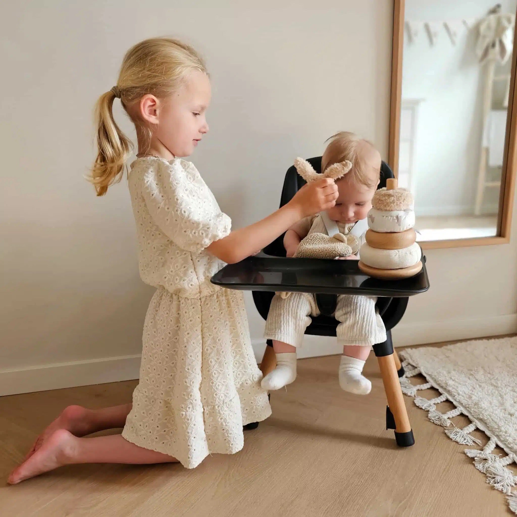 High Chair 2-in-1 - Black