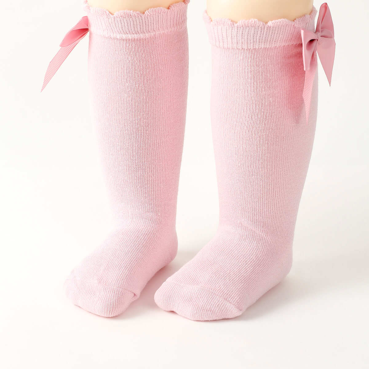 Children's Bowknot Knee-High Stockings