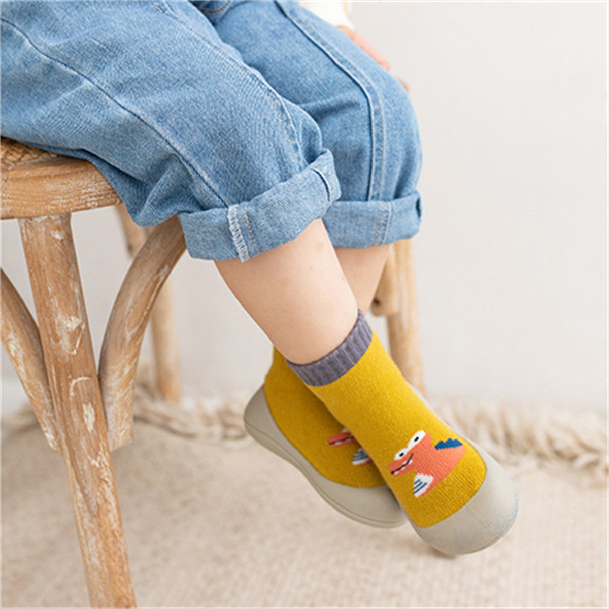 Children's dinosaur pattern toddler shoes