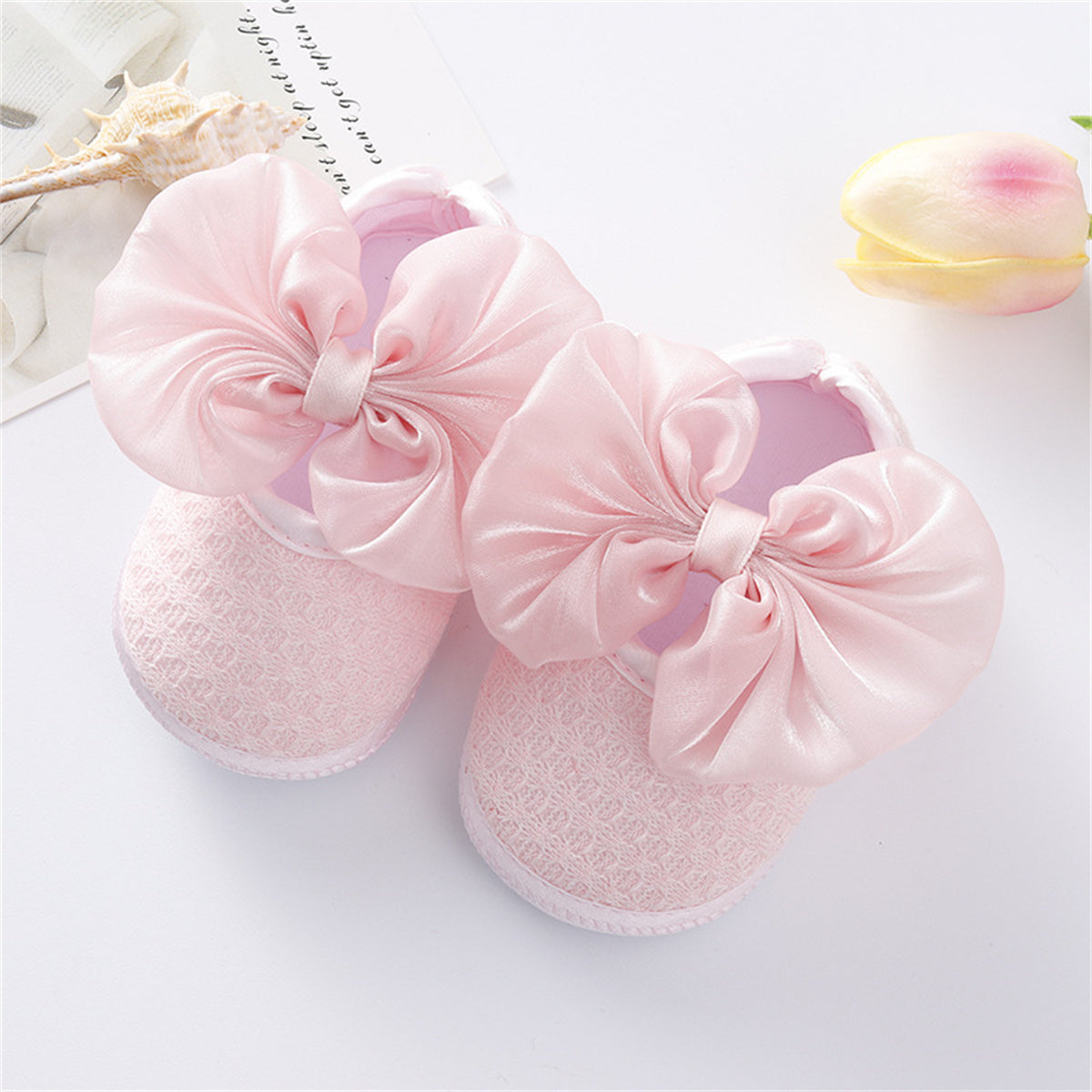 Baby Mesh Bow Princess Shoes