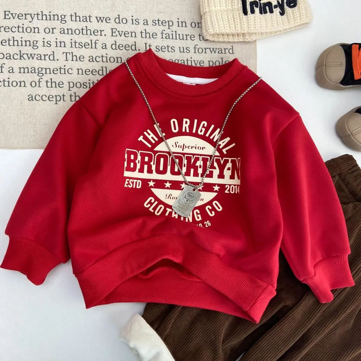 Boys' fleece sweatshirt