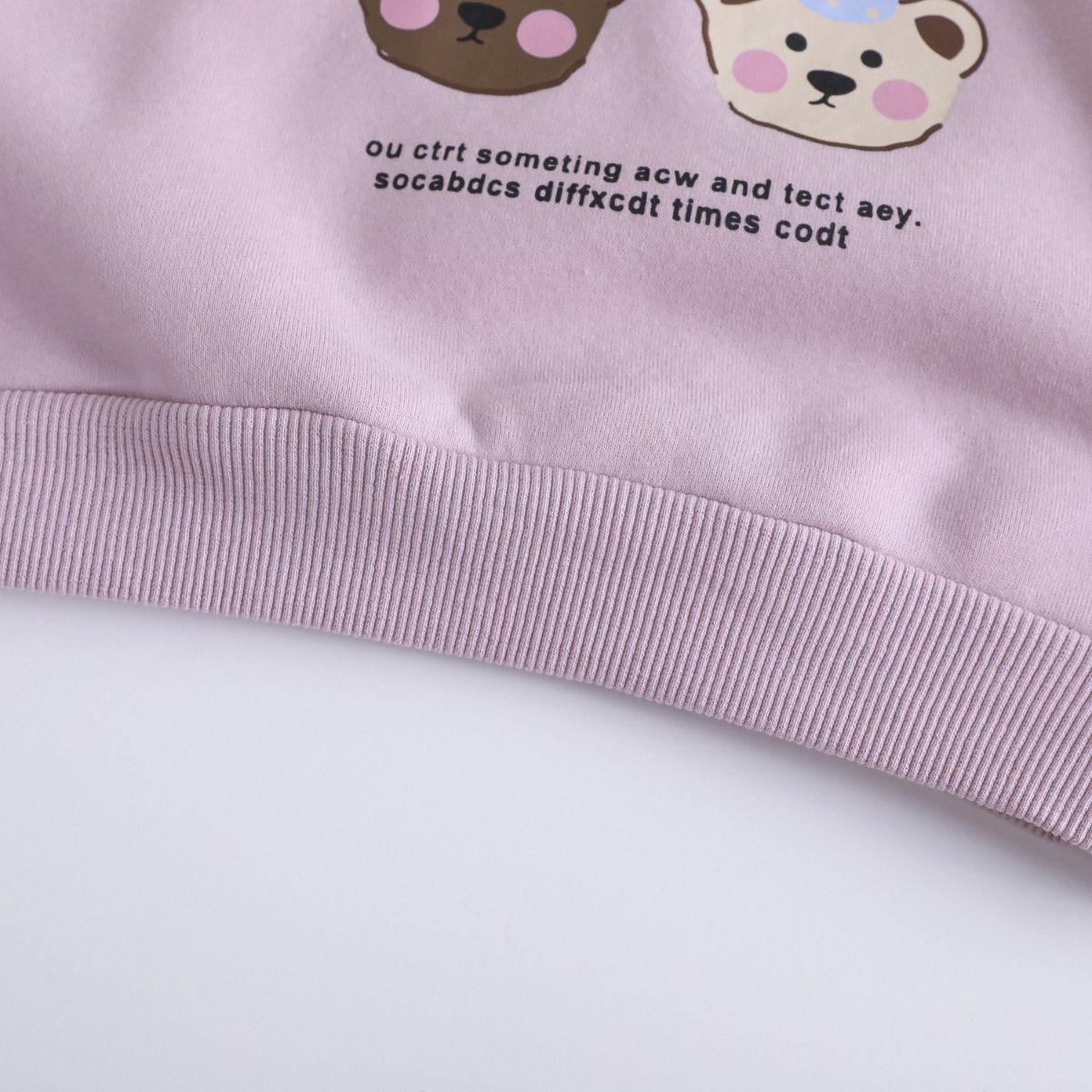 Girls Plush Cartoon Sweater Autumn and Winter Cute Bear Tops Small and Medium Children Thickened Casual All-match Warm Children's Clothing