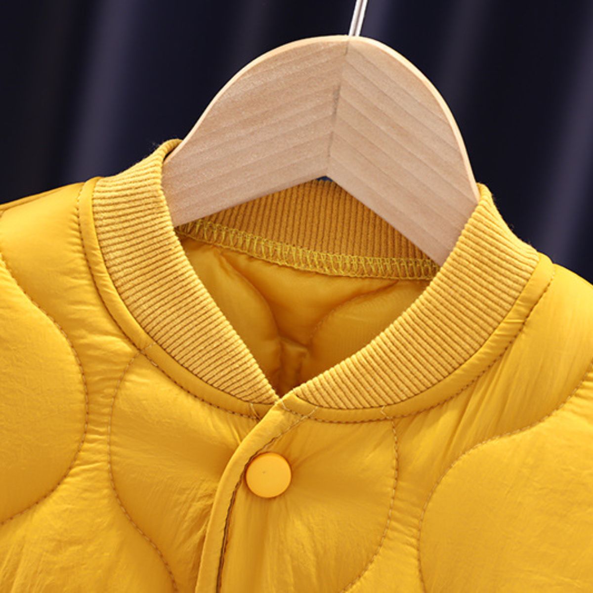 New winter casual solid color quilted jacket for small and medium-sized children, boys and girls, two-piece suit