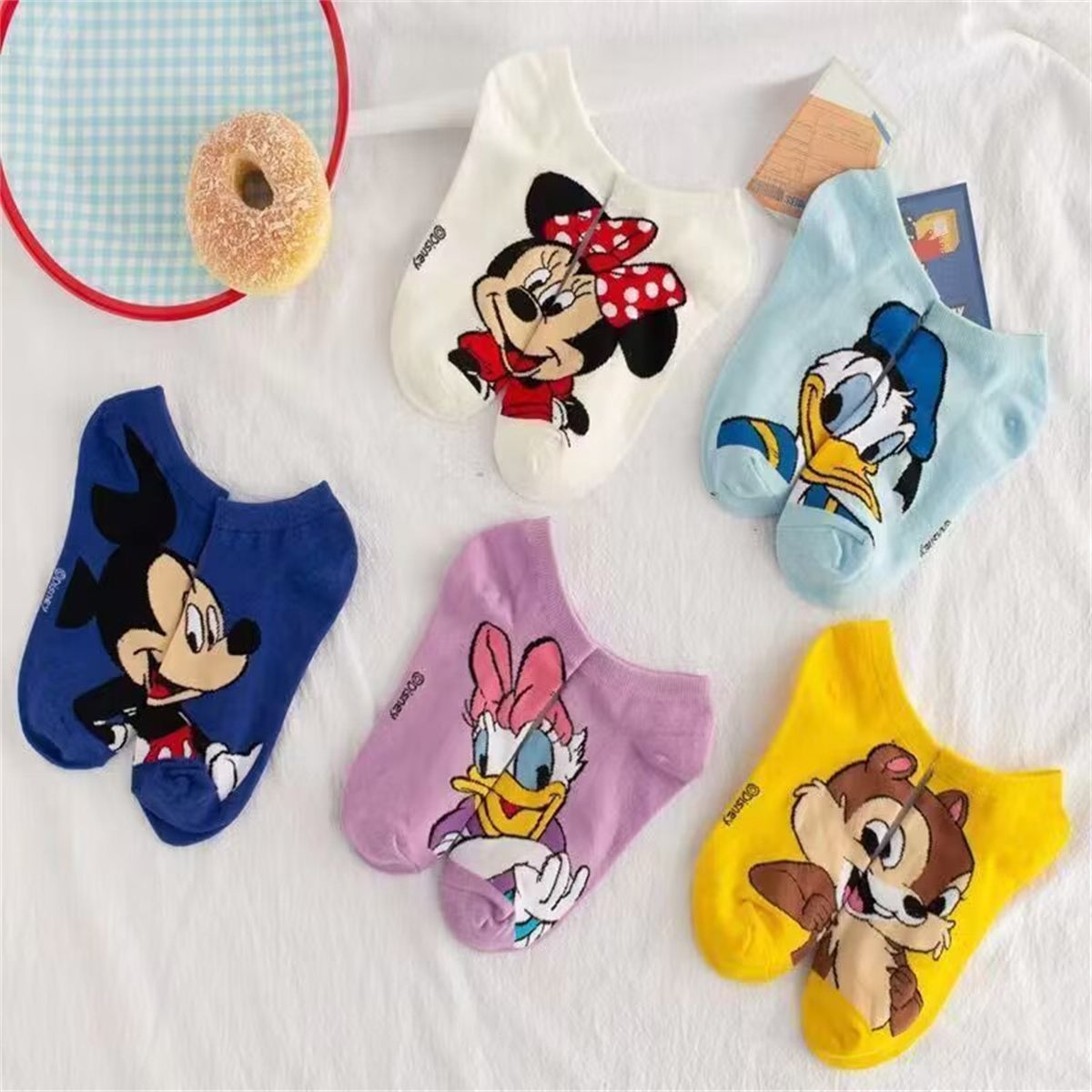 Children's 5-piece Mickey Mouse pattern socks set