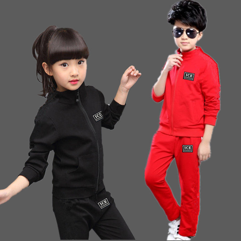 Daily casual sports suit two-piece student suit