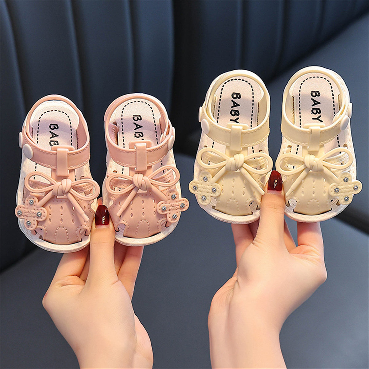 Indoor non-slip soft sole cute baby toddler shoes beach shoes