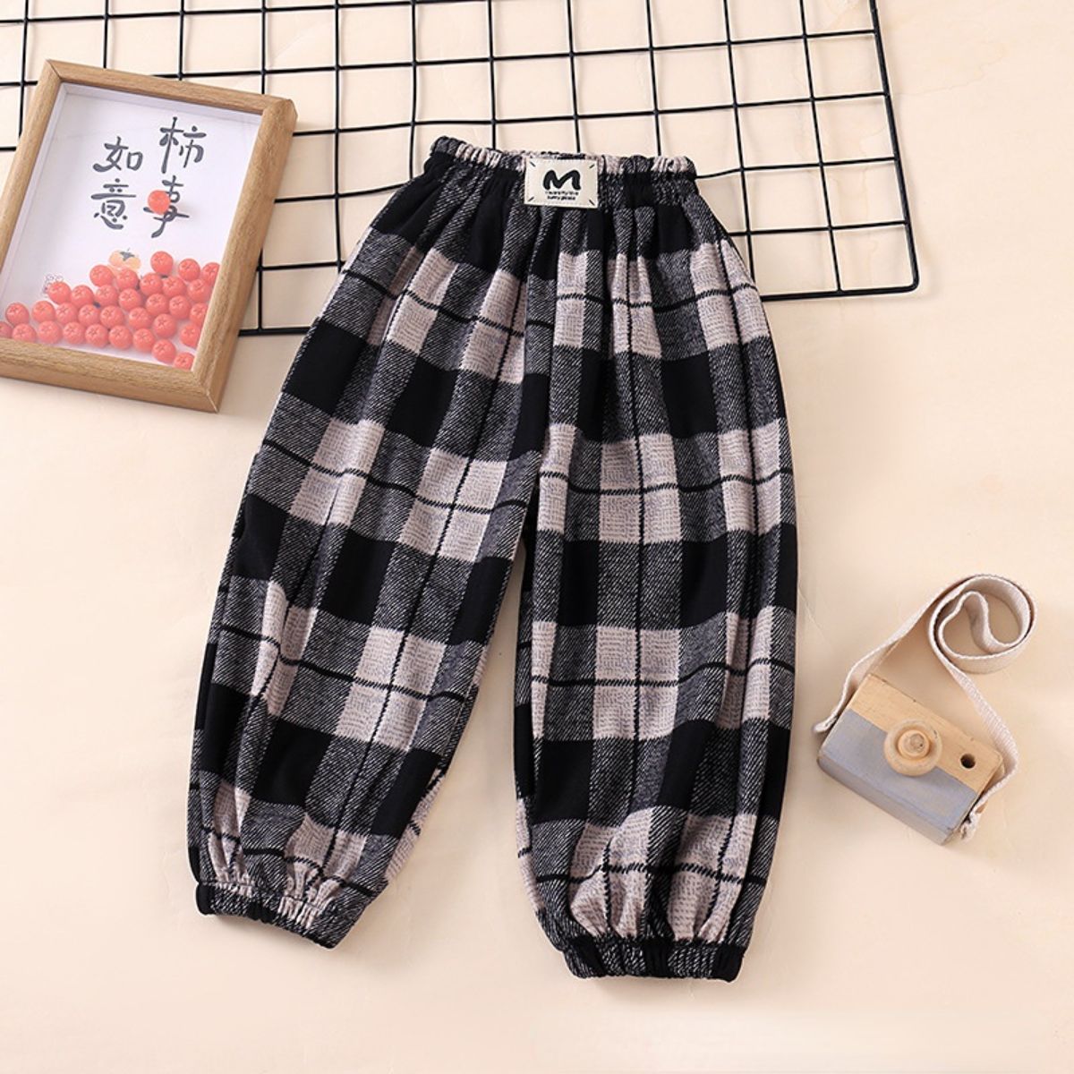 New style children's pants for spring and summer, children's single pants, outerwear pants, girls' pants, boys' pants, baby loose and thin bloomers