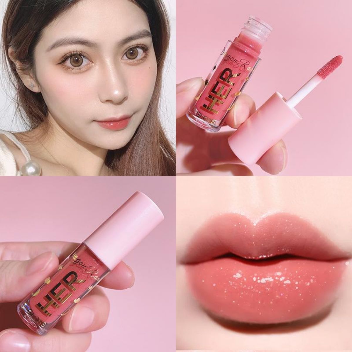 Mirror lip glaze moisturizing jelly glass lip gloss