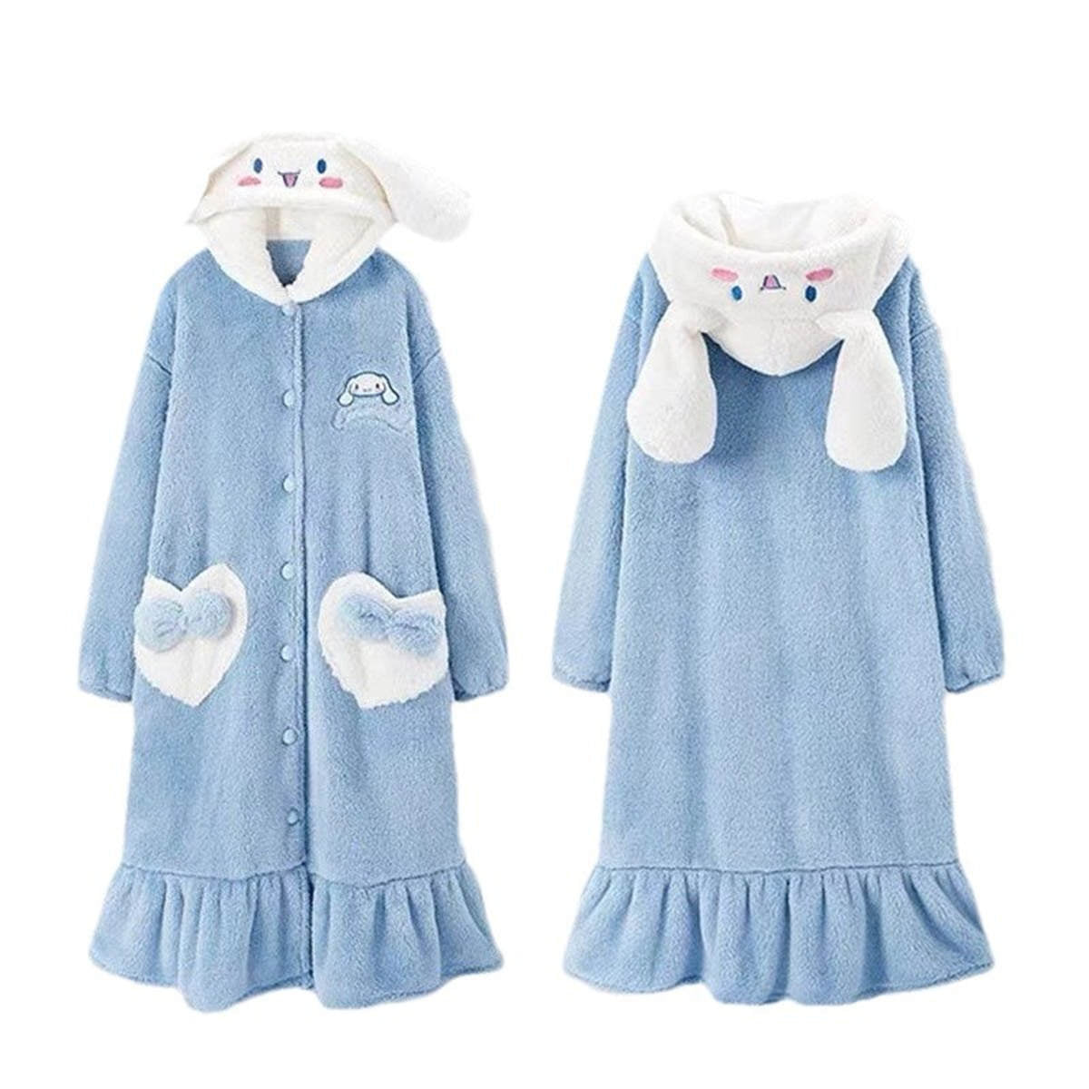 dog sleeping robe female winter coral velvet padded homewear