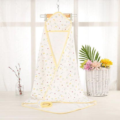 Newborn Cotton Hooded Swaddle Blanket