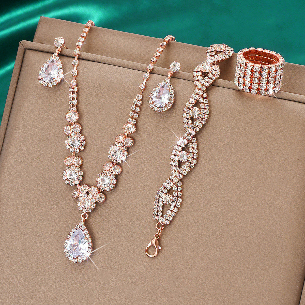 Women's jewelry party banquet jewelry wedding gorgeous temperament style jewelry set