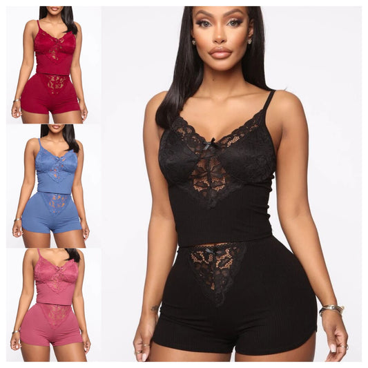 Comfortable lace sexy lingerie set