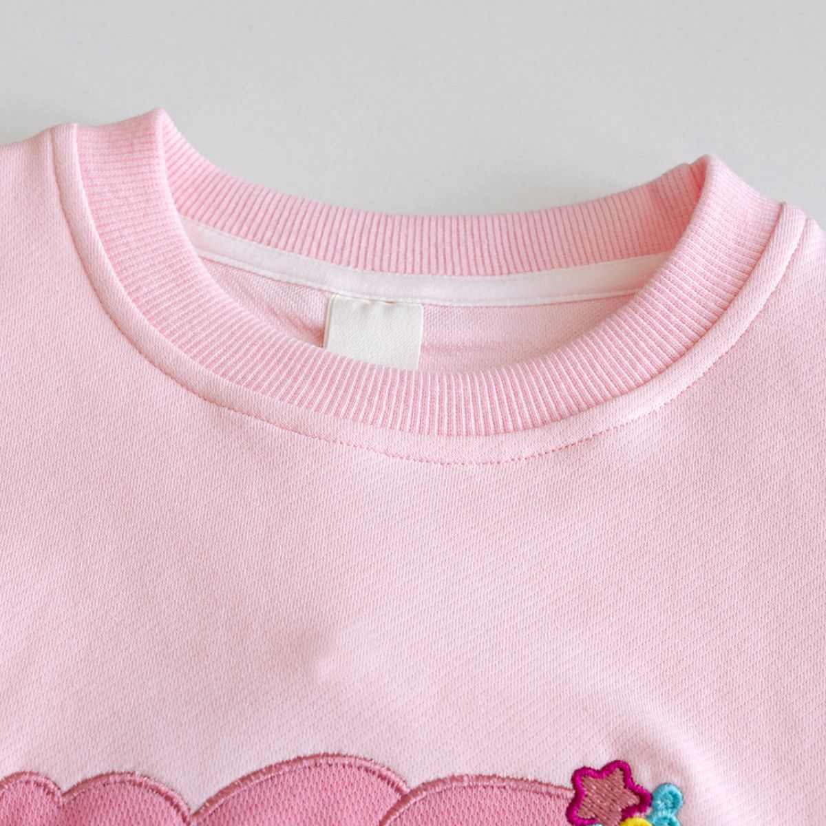 Girls sweet sweater autumn new style little girl spring and autumn mermaid cotton long-sleeved children's casual cartoon top