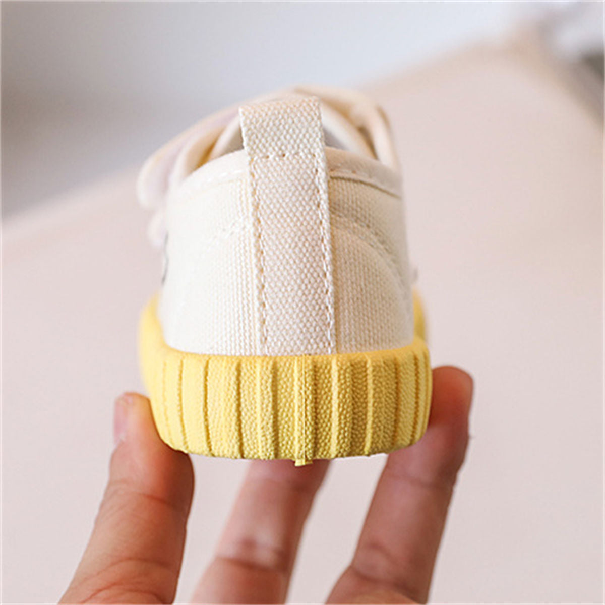 Children's and boys' smiley face colorful casual low-top canvas shoes