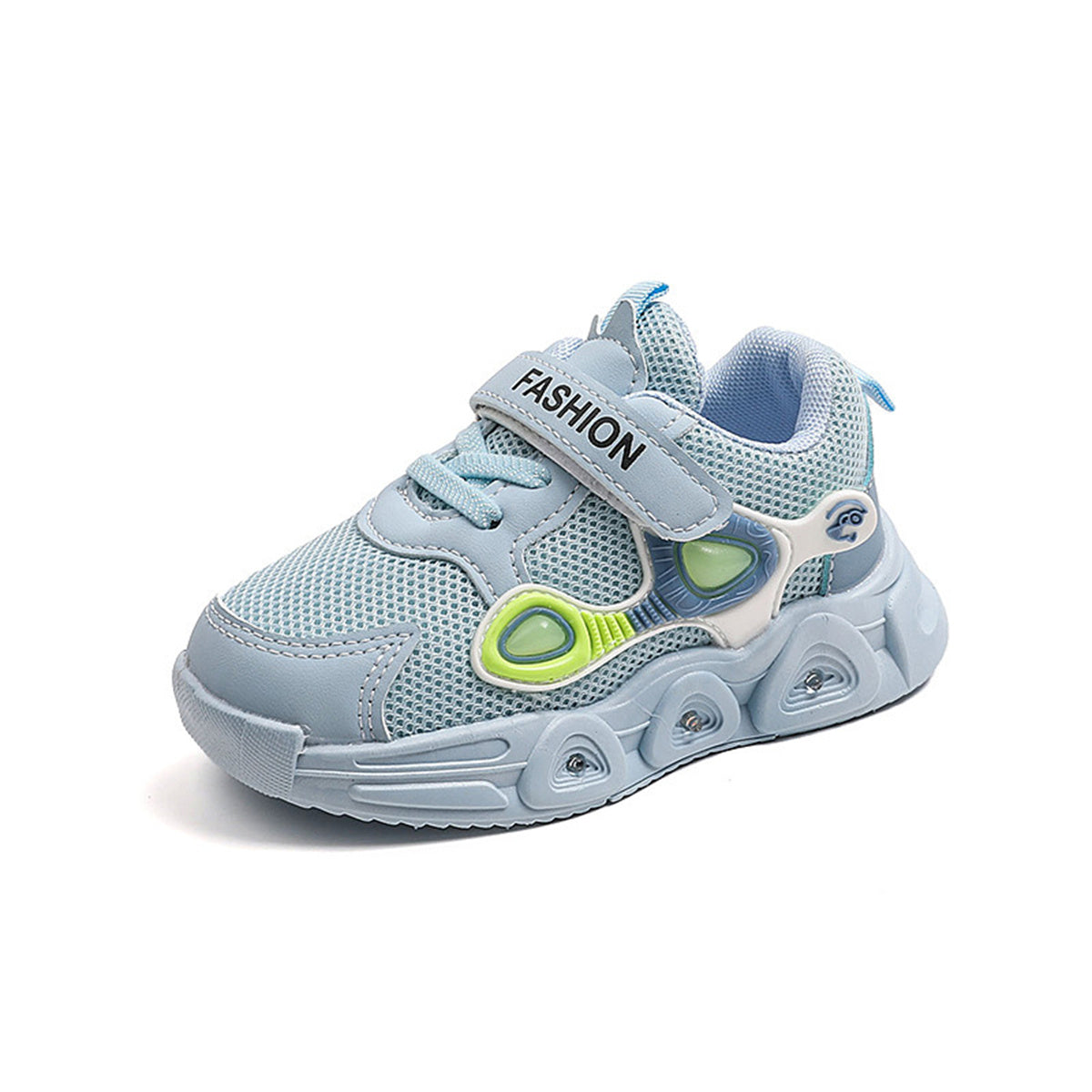 Children's mesh breathable soft bottom non-slip luminous sports running shoes casual toddler shoes