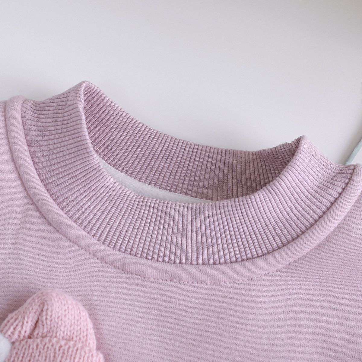 Girls Plush Cartoon Sweater Autumn and Winter Cute Bear Tops Small and Medium Children Thickened Casual All-match Warm Children's Clothing