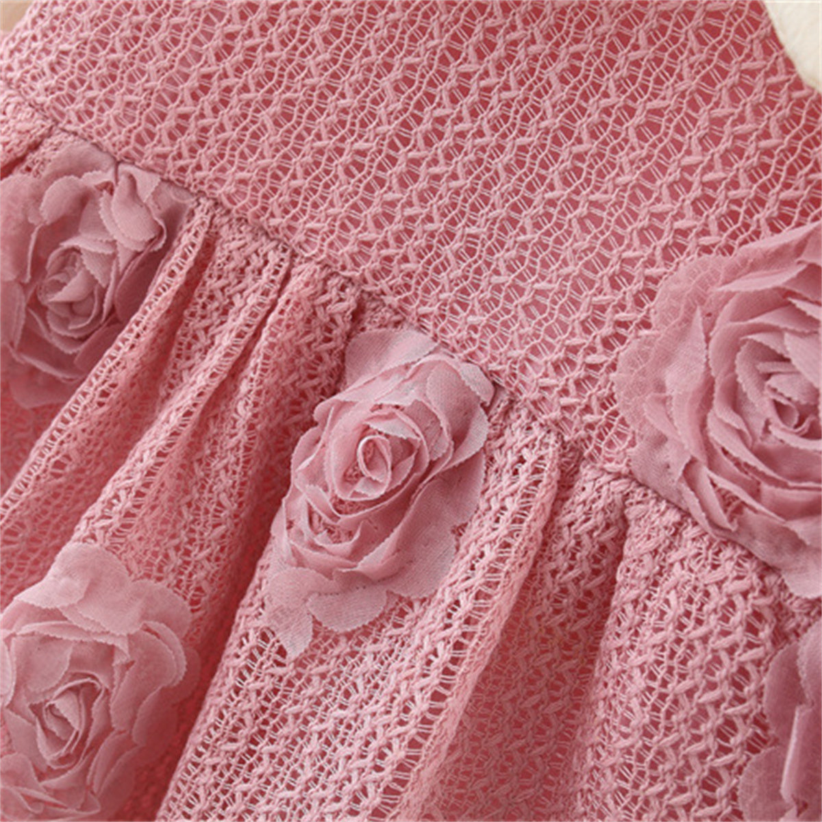 Girls Spring and Autumn Rose Princess Skirt