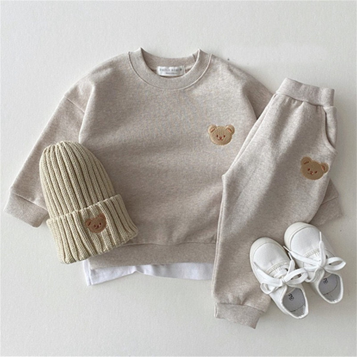 baby sweatshirt pants bear two piece set