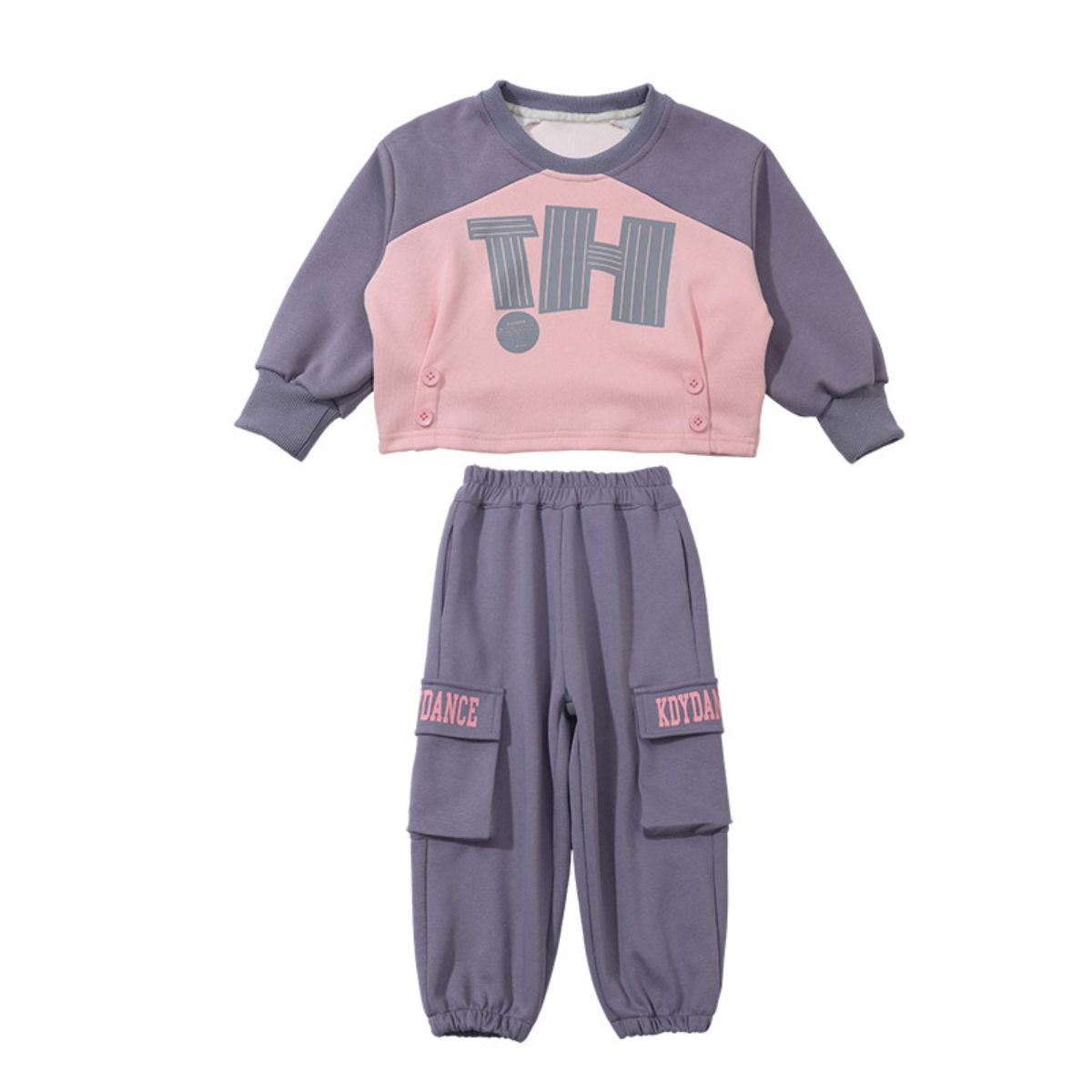 Girls autumn sweater suit new style children's clothing casual spring and autumn little girl two-piece suit