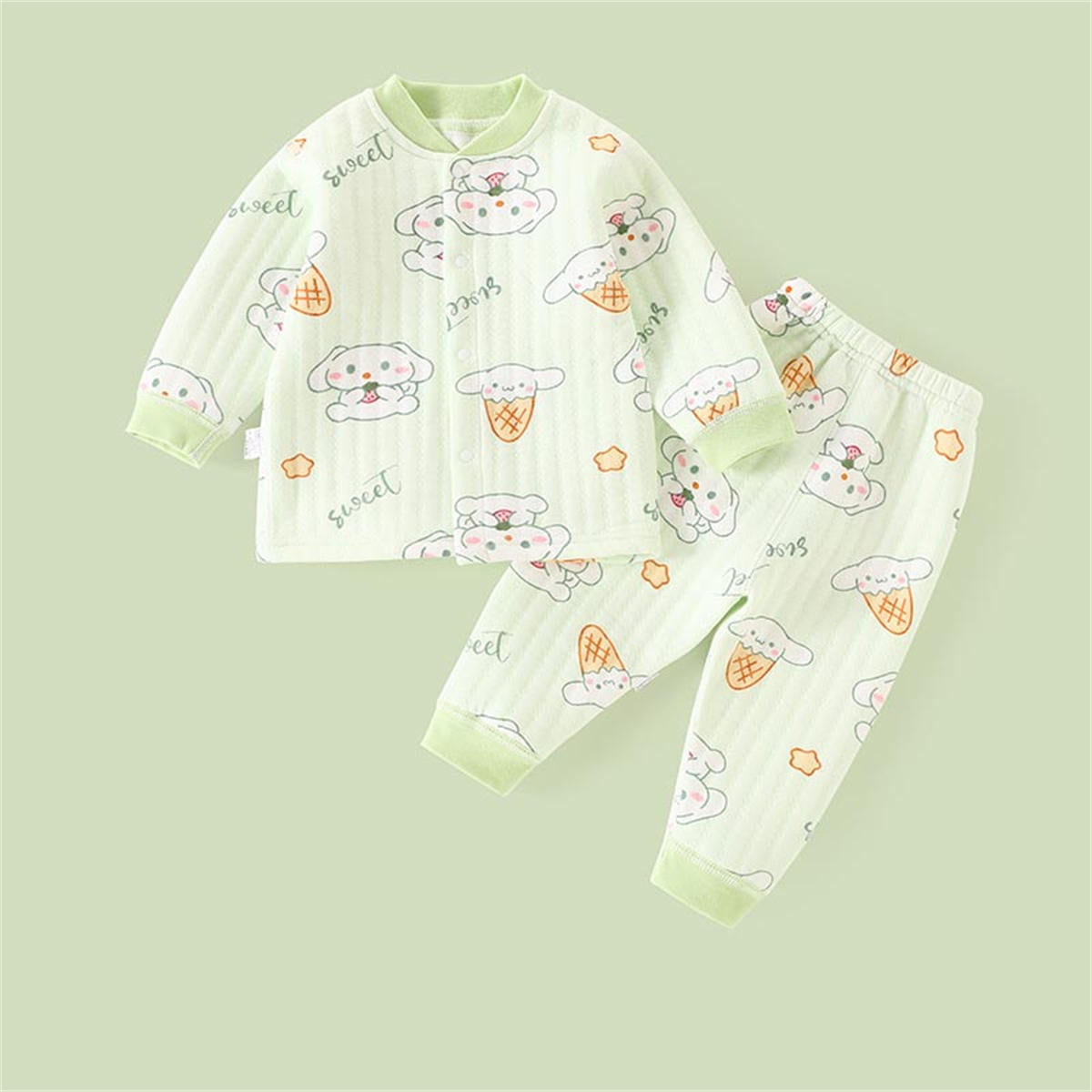 Baby Autumn and Winter Split Cotton Sandwich Set