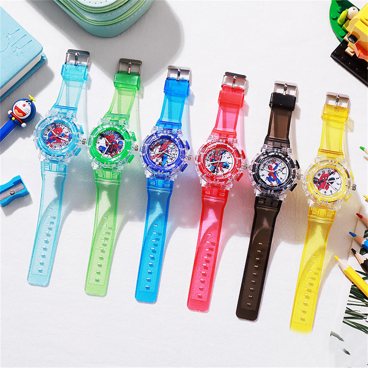 Children's cartoon luminous watch