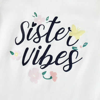Lettering floral T-shirt