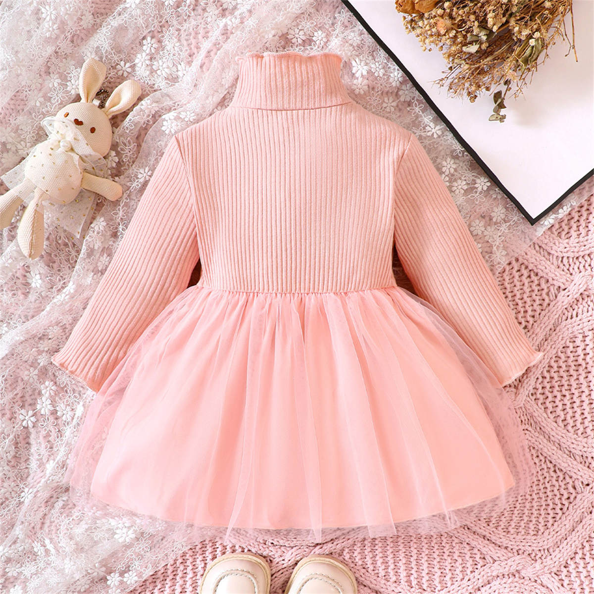 Girls autumn long sleeve princess dress