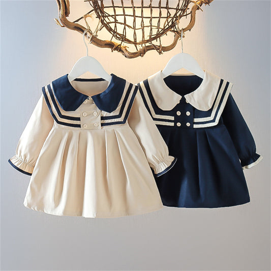 Girls spring princess dress preppy style dress