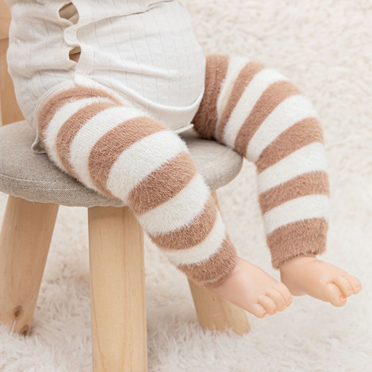 Baby thick fleece warm knee pads