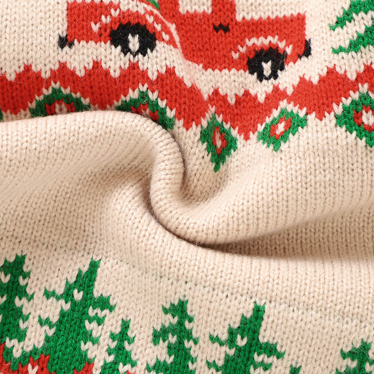 Baby Knitted Christmas Jacquard Pullover Sweater