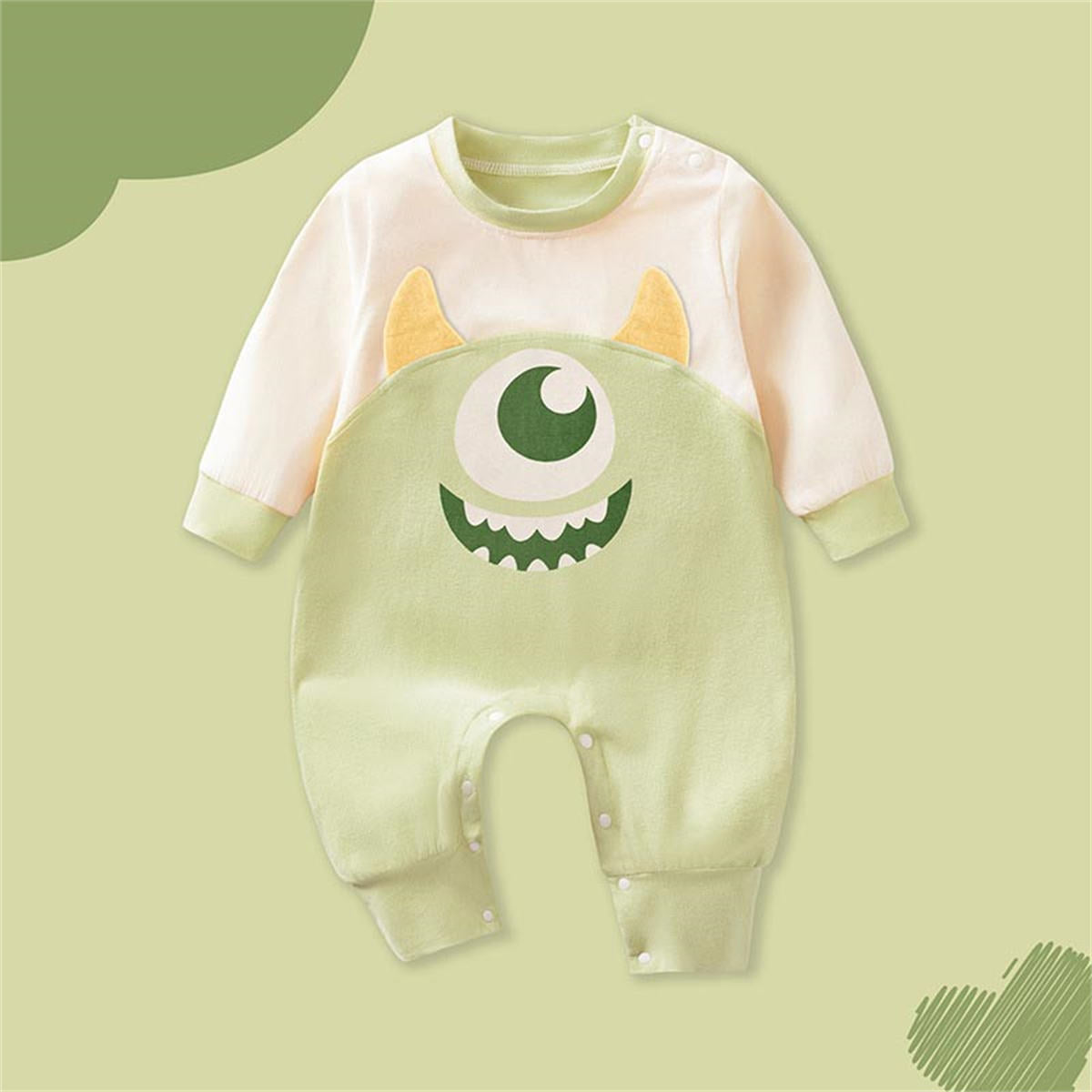 Baby Spring and Autumn Winnie the Pooh Long Sleeve Cotton Climbing Outwear