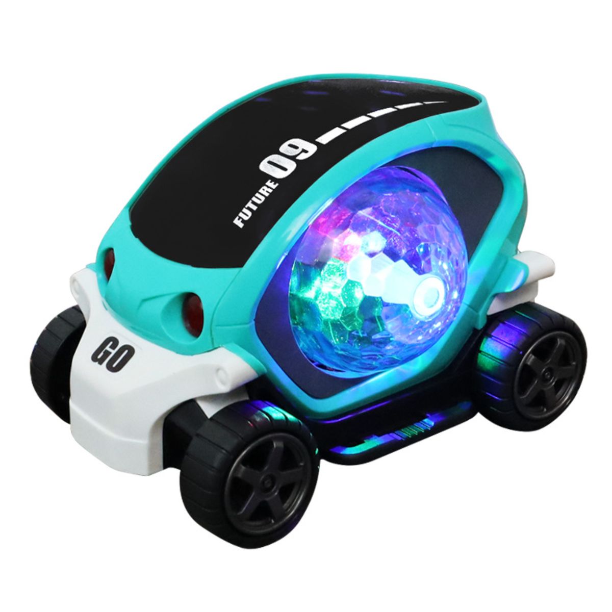 Flashing music electric universal light cartoon toy car