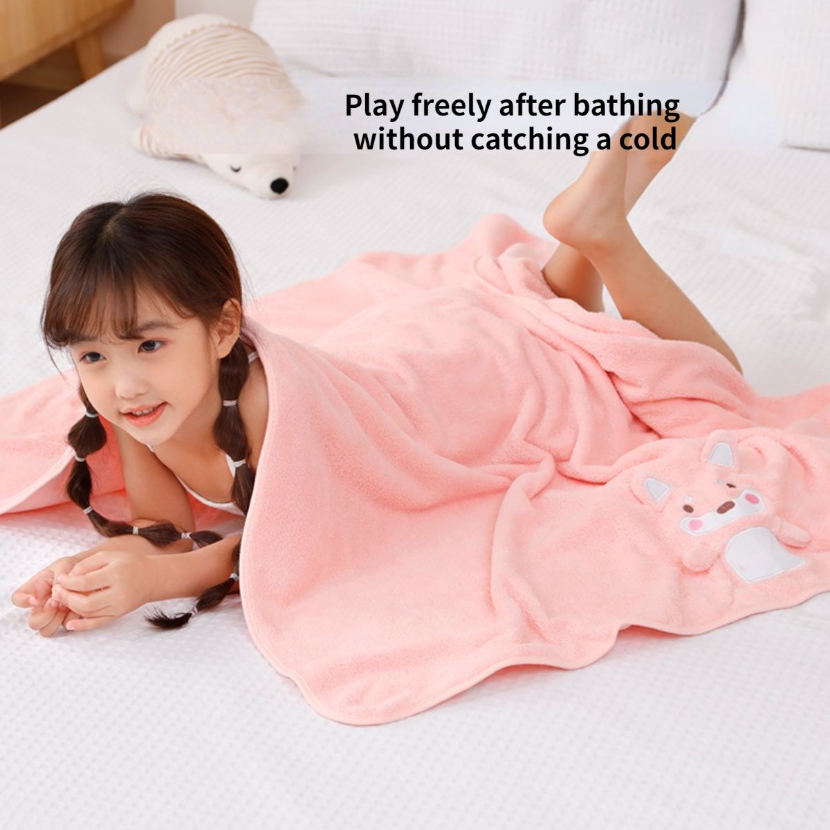 Children's bath towel bath robe newborn baby towel thin blanket