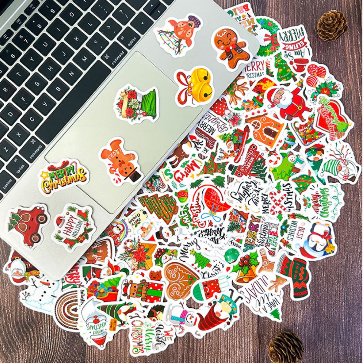 Christmas holiday decoration stickers 100 pieces