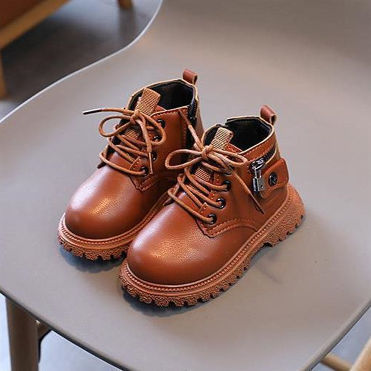 Cool and stylish waterproof, warm and non-slip Martin boots for boys and girls in autumn and winter