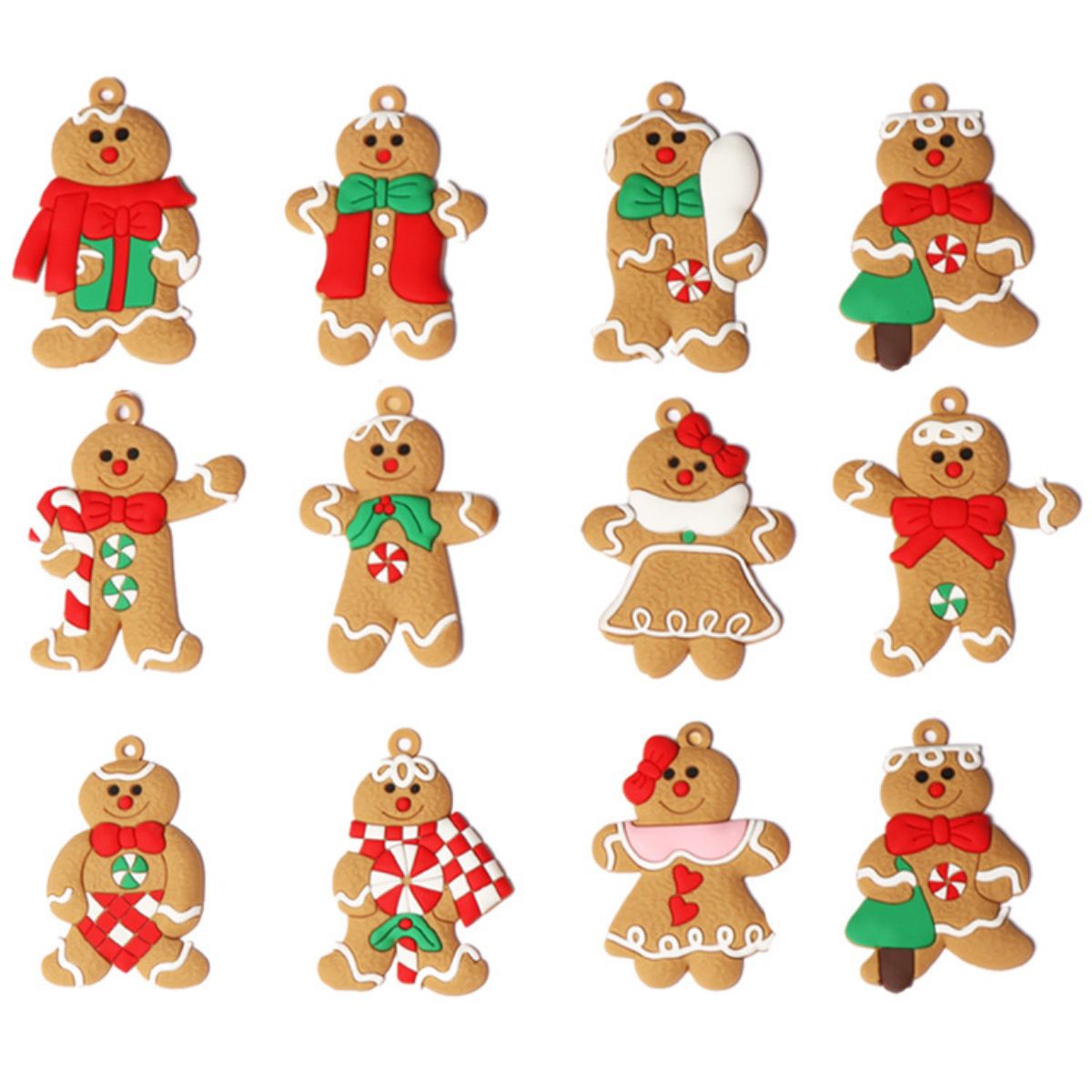 Gingerbread Man Christmas Tree Ornament