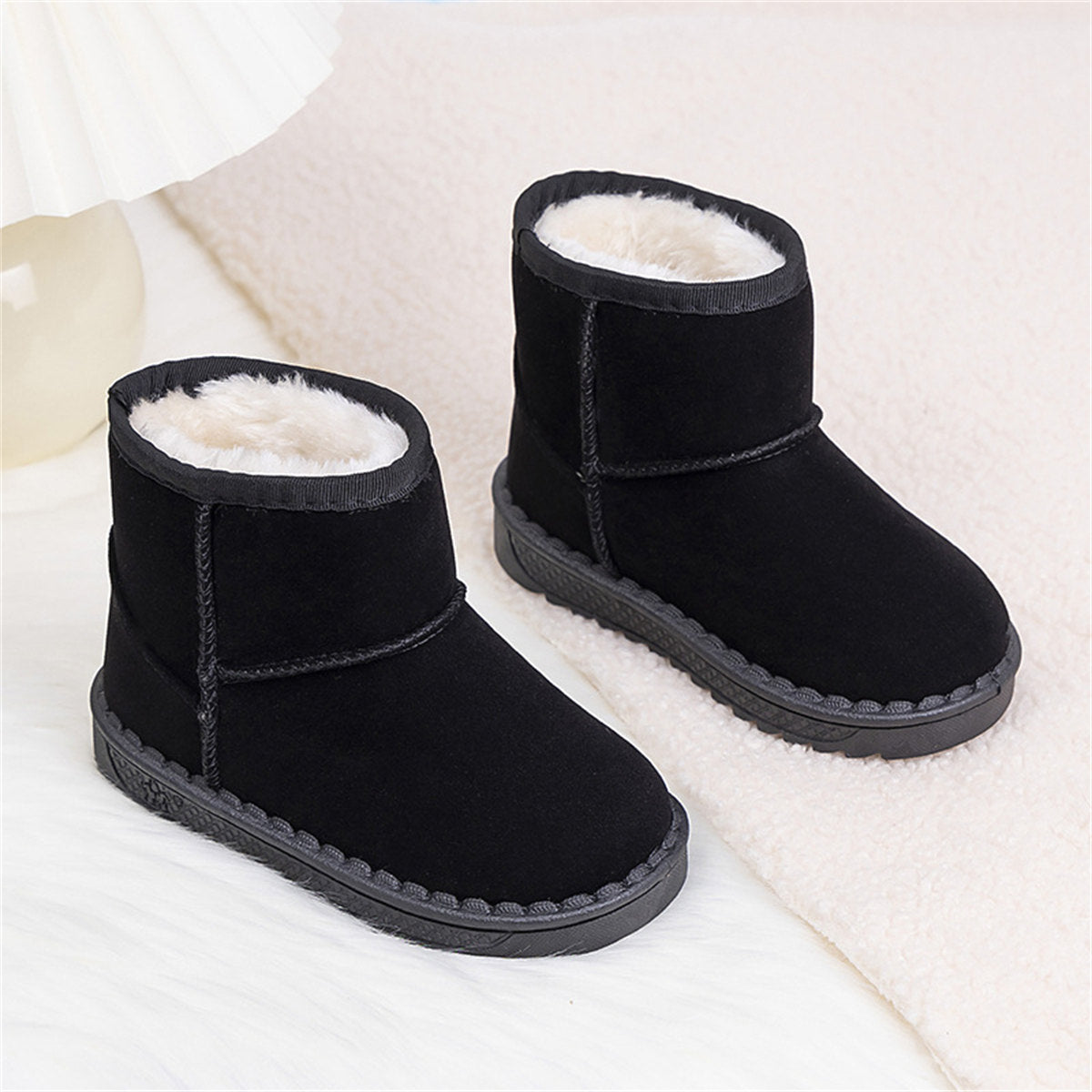 Children's autumn thickened warm and snow-resistant snow boots for boys and girls