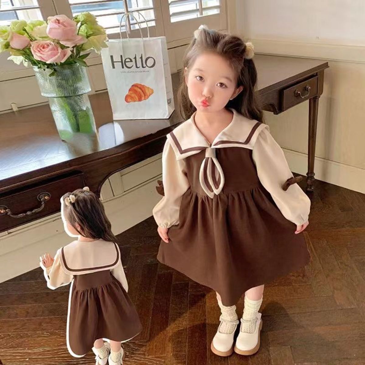 Girls autumn new dress