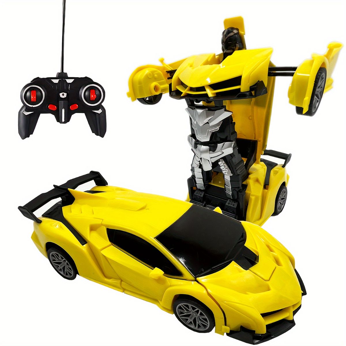 Remote control deformation car electric police car sports car boy toy car