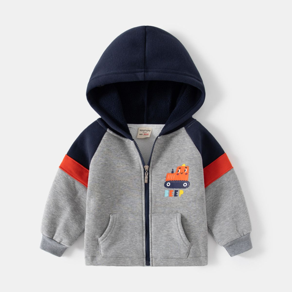 Autumn and winter boys zipper jacket