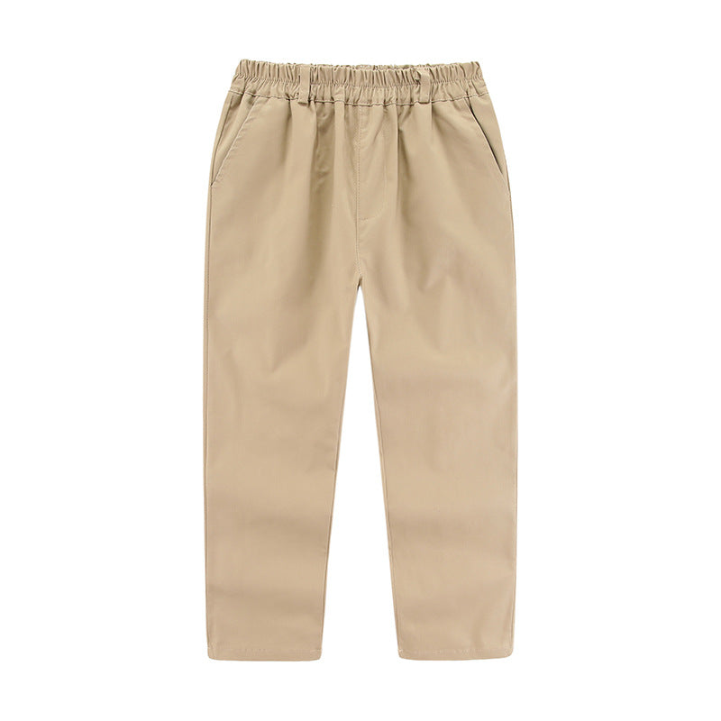 Middle and large children's suit pants casual students' daily versatile trousers