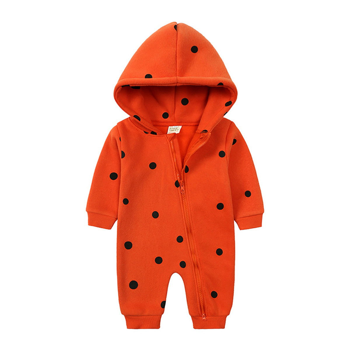 Baby hooded romper long sleeve fleece clothes