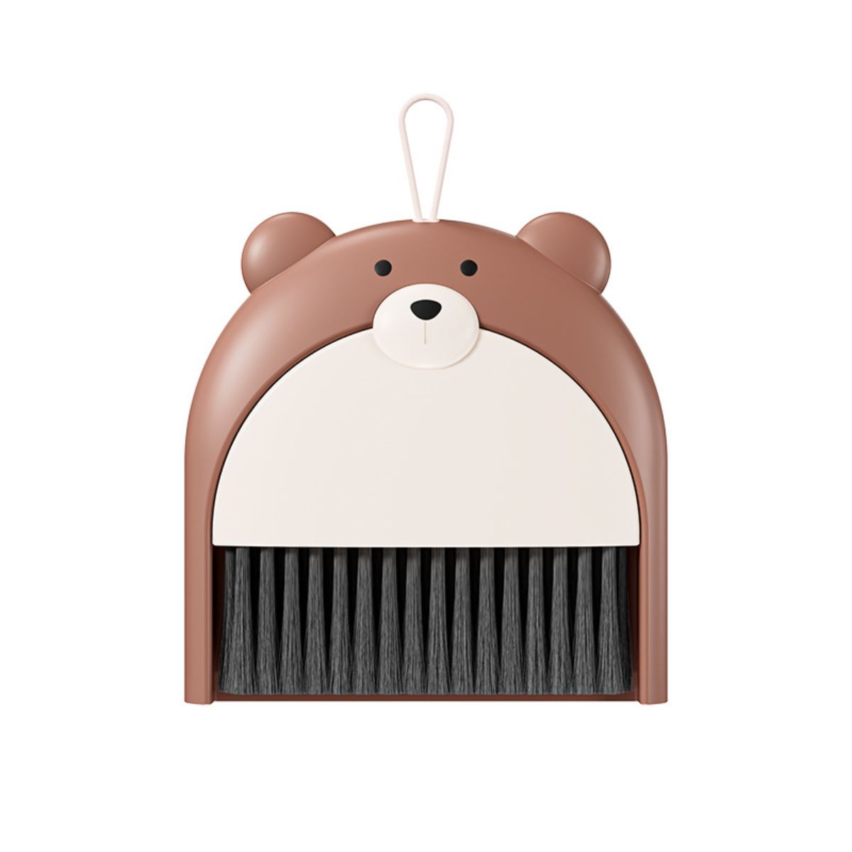 Bear desktop mini broom cute small broom with dustpan set keyboard cleaning brush desktop debris cleaning brush