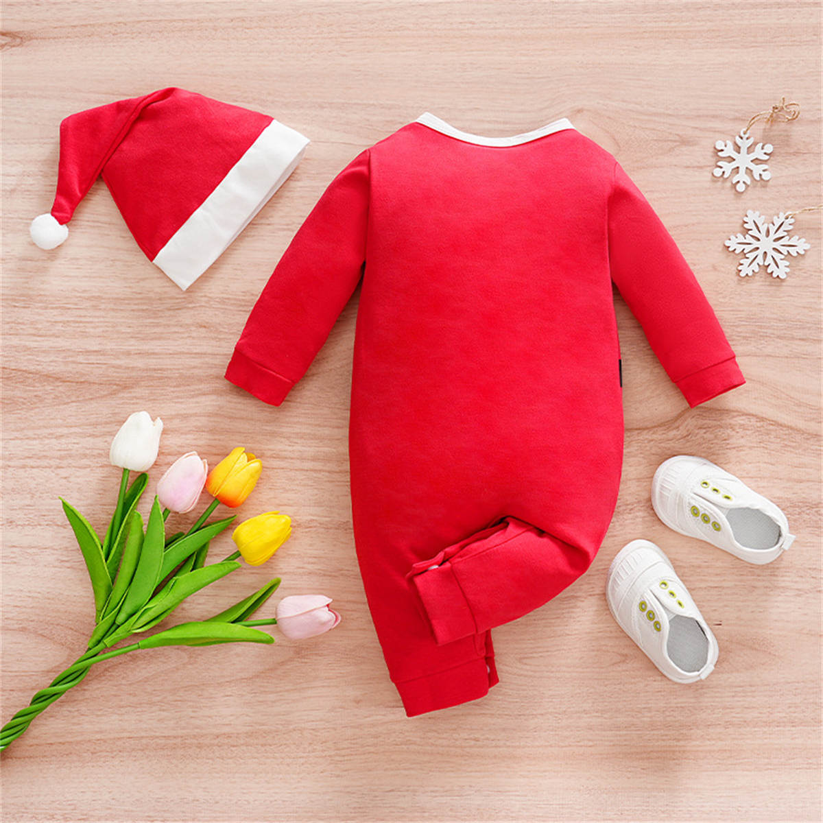 Baby Santa Claus Hooded Jumpsuit