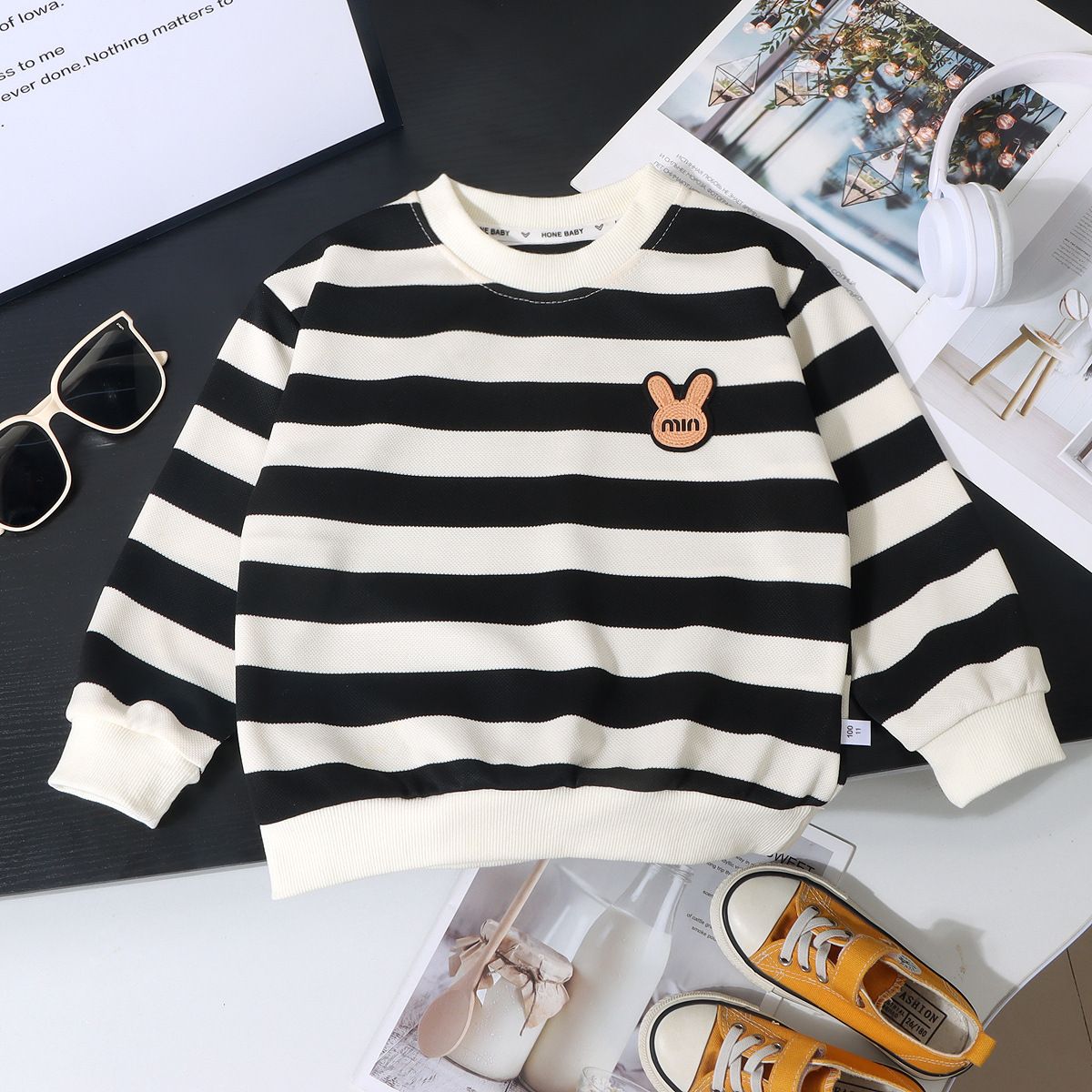 Children's sweatshirts spring and autumn clothes for boys and girls new style children's bottoming shirts baby tops