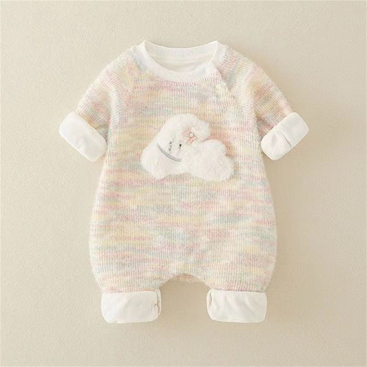 Baby single layer cloud cute romper