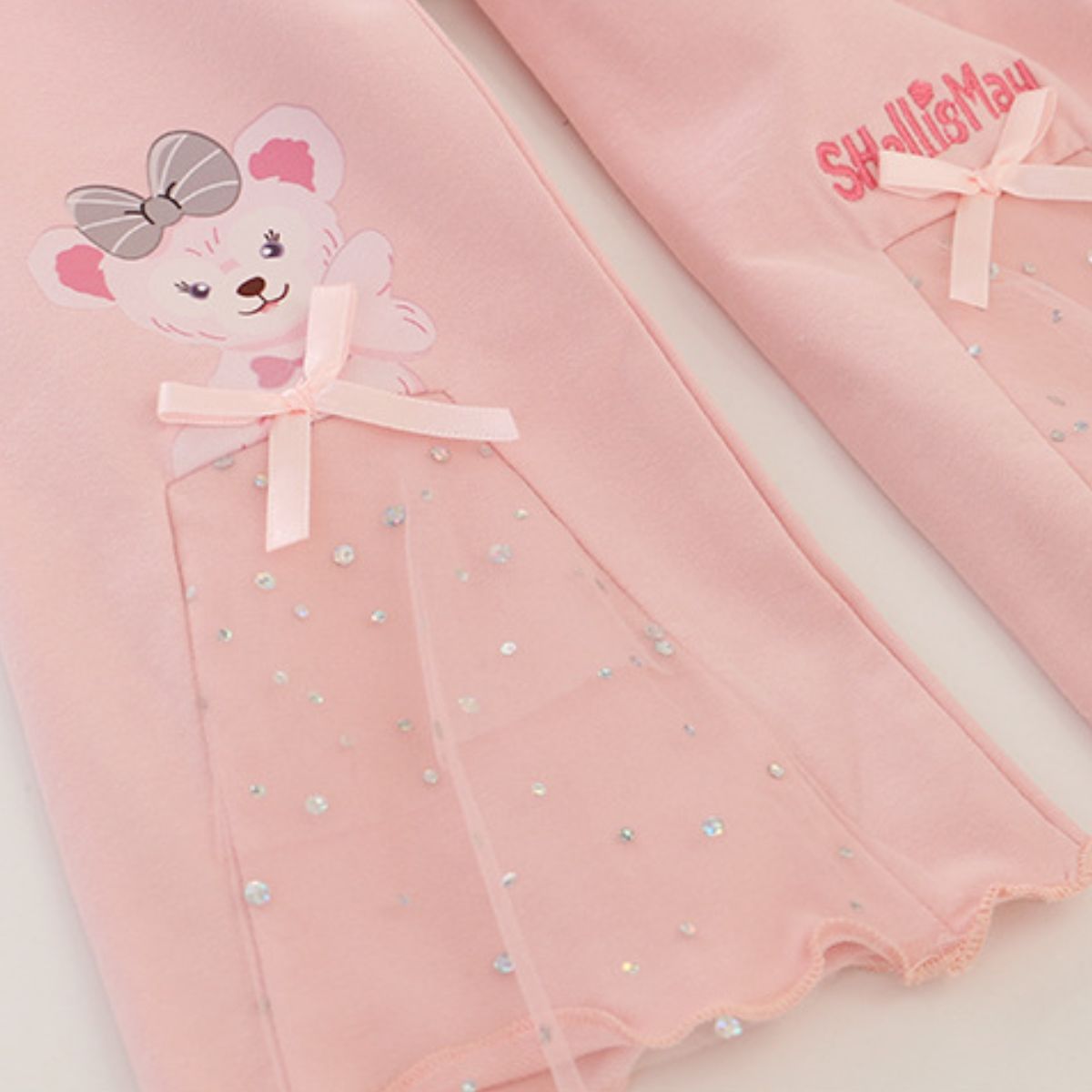 Spring girls bell bottom pants Spring and autumn new children's outerwear pants little girls all-match trousers