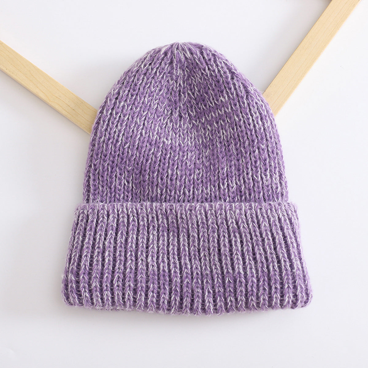 Children's solid color wool hat