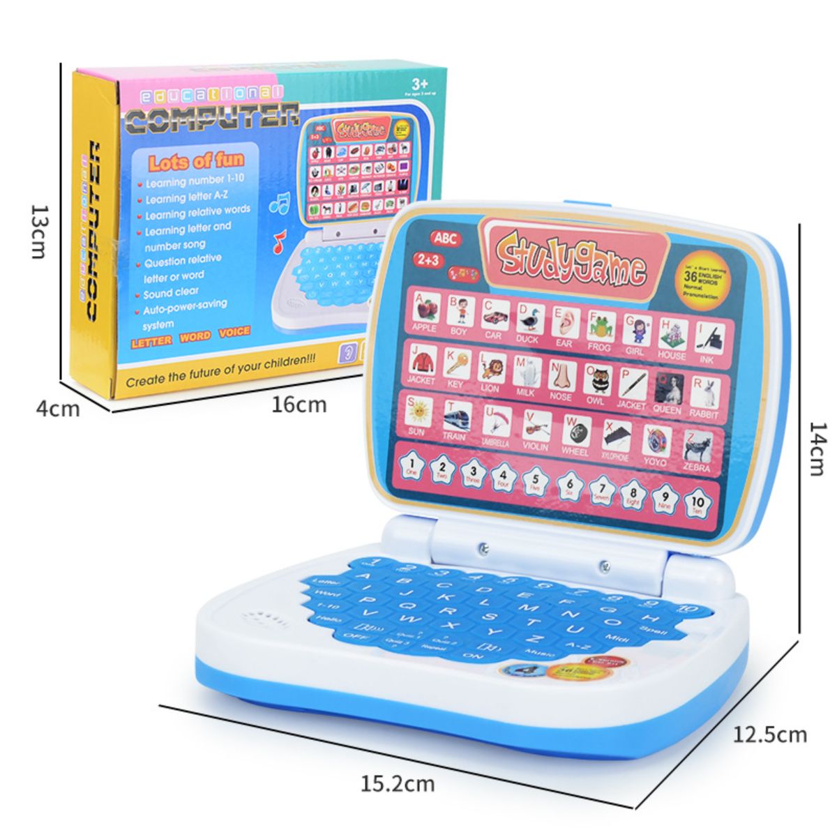 Children's simulation computer toy early education machine model